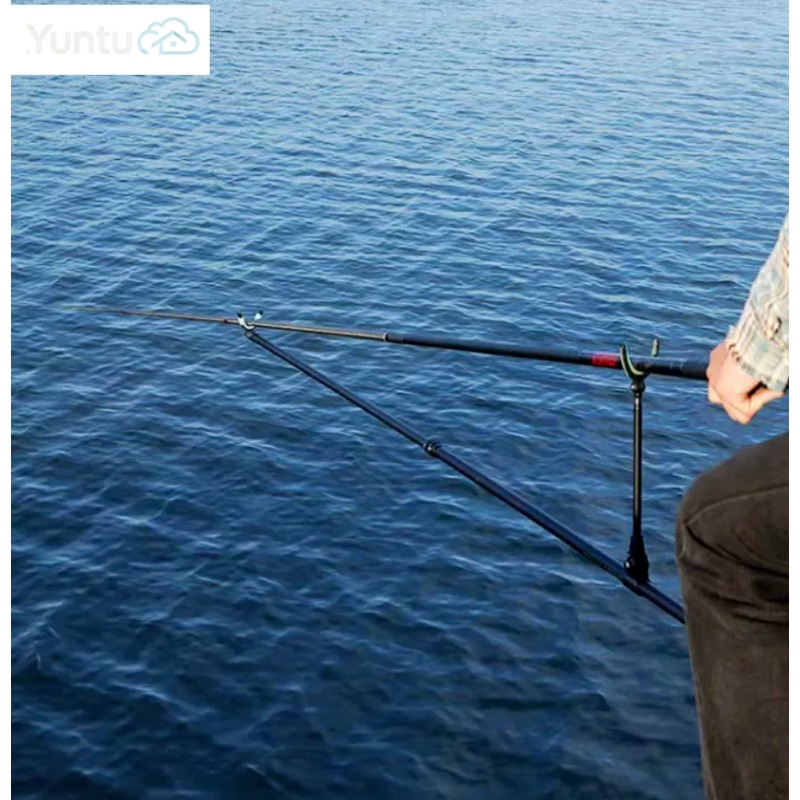 Fishing Rod Surf - ขาตั้งคันเบ็ดตกปลาแบบยืดหดได้ ทำจากคาร์บอนไฟเบอร์ แข็งแรงทนทาน สำหรับคันเบ็ดขนาดใหญ่ สามารถปักลงดินได้ เหมาะสำหรับตกปลาคาร์ปและตกปลาชายฝั่ง