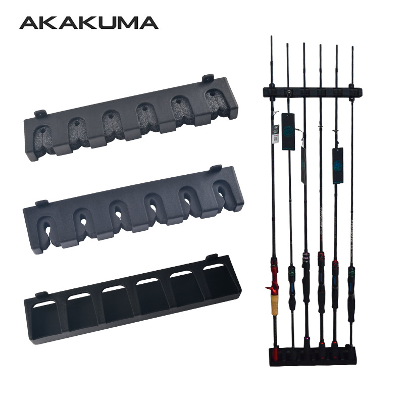 Fishing Rod Spinning - ชั้นวางของ dudukan joran ติดผนังแท่นวางเบ็ดตกปลาแนวตั้งทำจากโฟม EVA ใช้