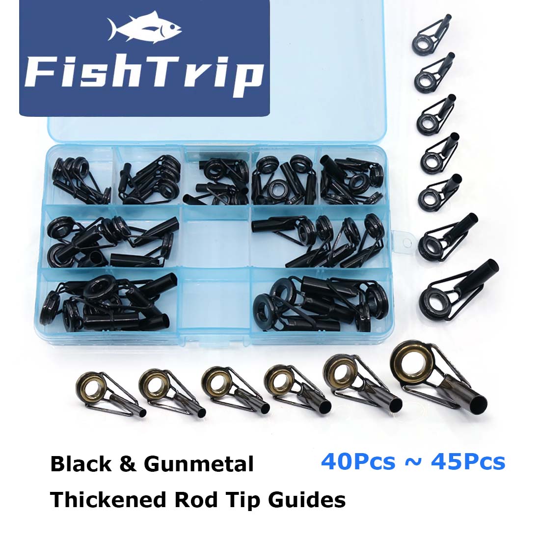 Fishing Rod Tip Replacement - FishTrip Rod Tip ชุดซ่อม 5 ~