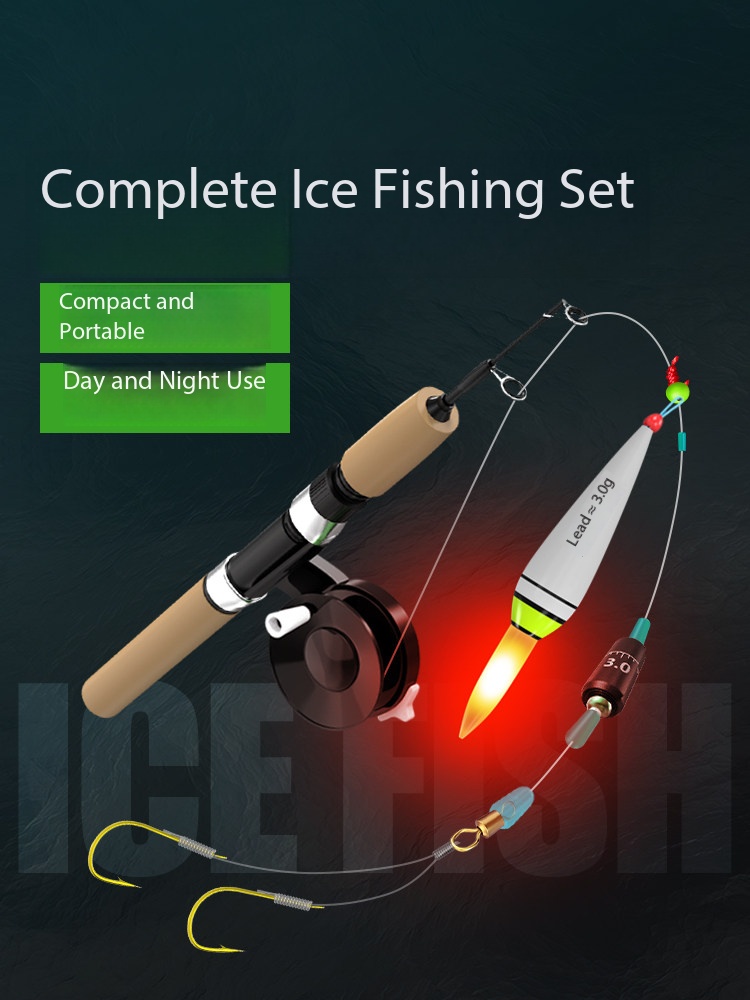 ชุดคันเบ็ดตกปลาน้ำแข็งแบบใหม่  - Fishing Rod Ice บทวิจารณ์และราคา