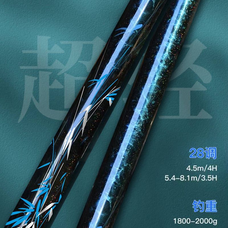 คันเบ็ดตกปลาแบบพกพา คาร์บอนไฟเ - Fishing Rod Surf บทวิจารณ์และราคา