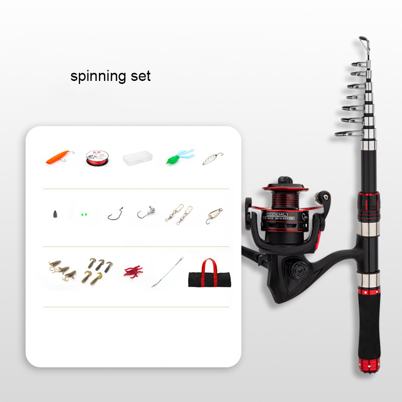 ชุดคันเบ็ดตกปลาคาร์บอนไฟเบอร์  - Fishing Rod Spinning บทวิจารณ์และราคา