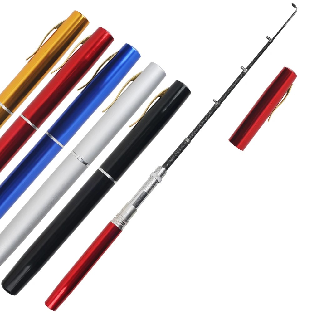 เบ็ดตกปลาปากกาแบบพกพายาว1.6ม./ - Fishing Rod Ice บทวิจารณ์และราคา
