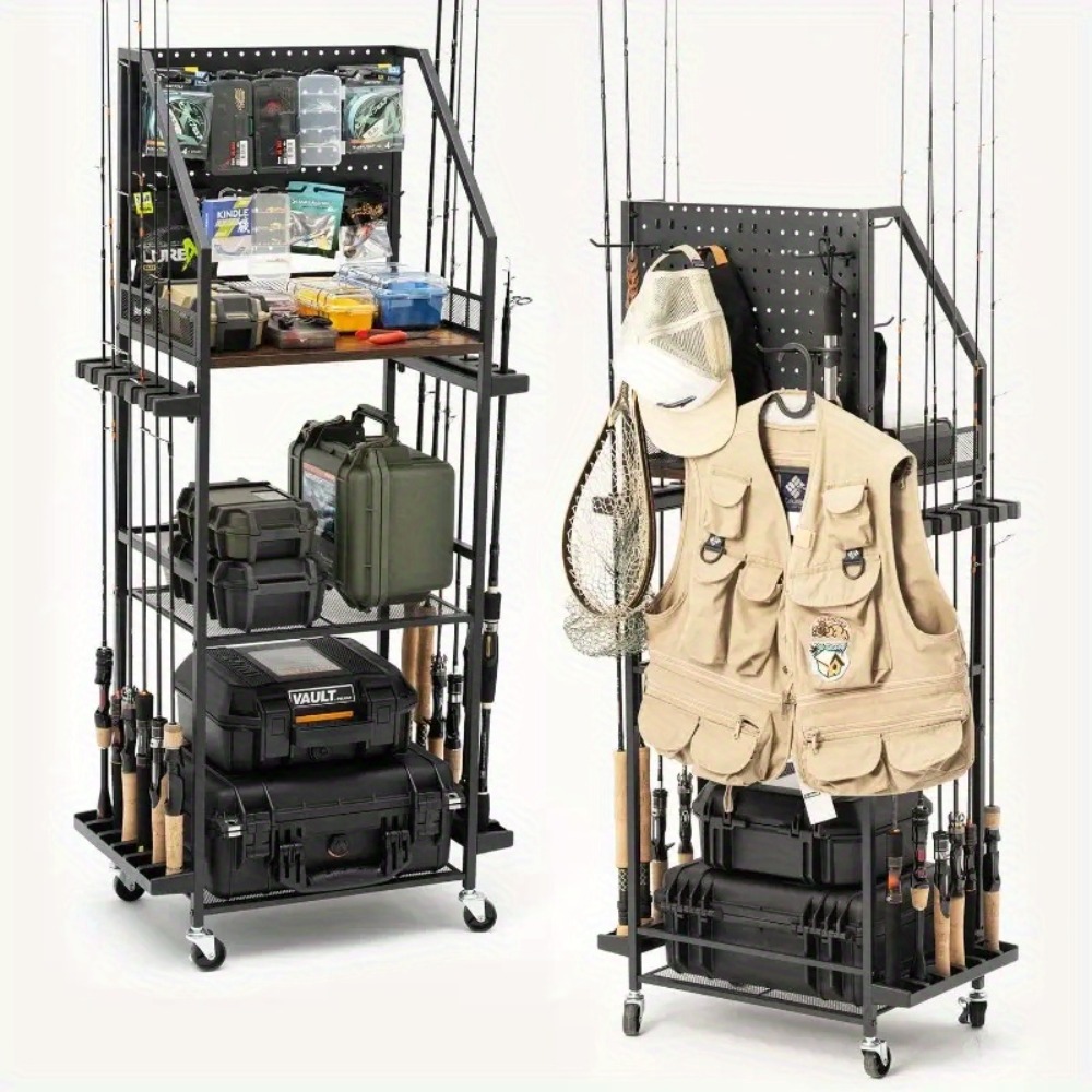 ที่แขวนคันเบ็ดสำหรับโรงรถ ที่เ - Fishing Rod Rack บทวิจารณ์และราคา