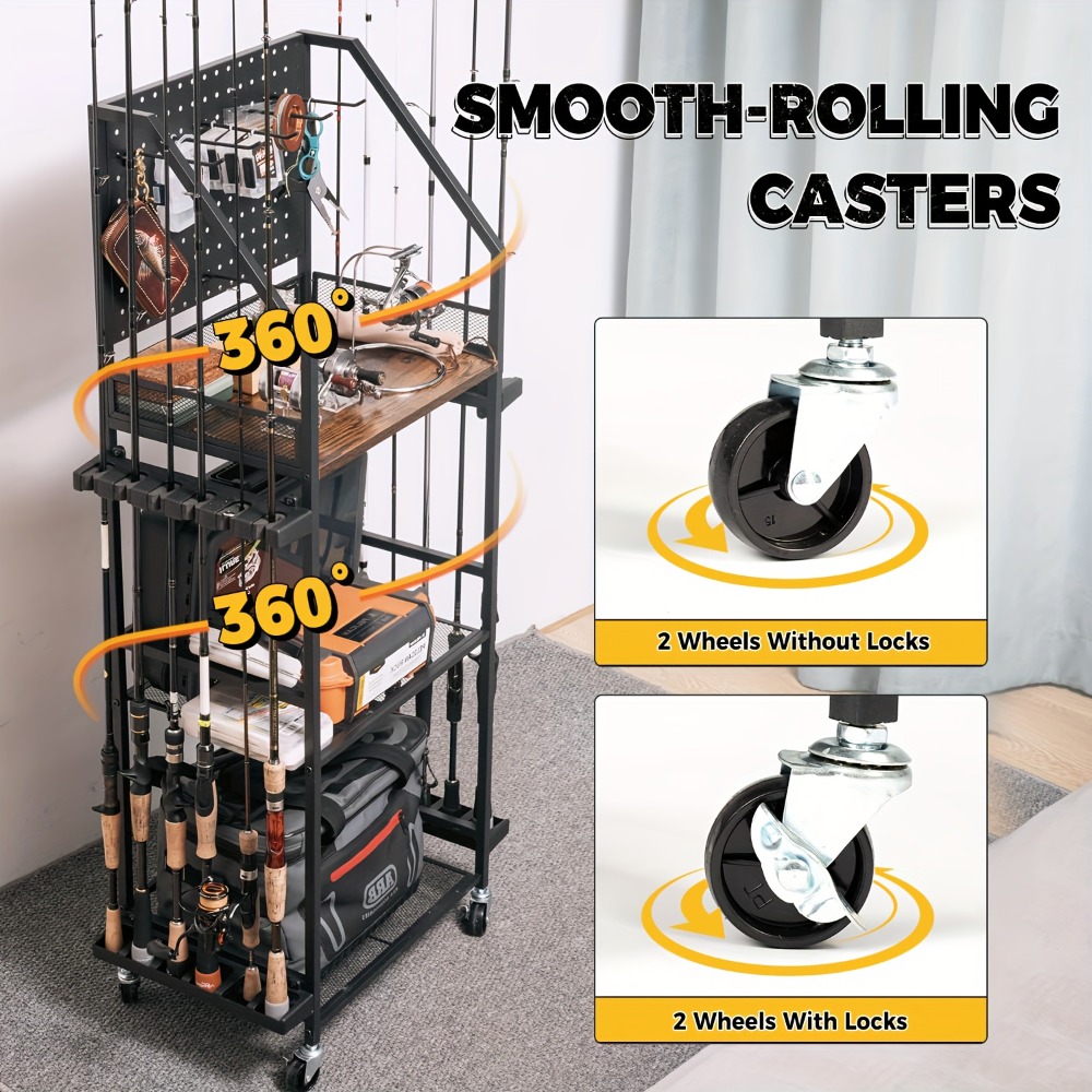 ที่แขวนคันเบ็ดสำหรับโรงรถ ที่เ - Fishing Rod Rack บทวิจารณ์และราคา
