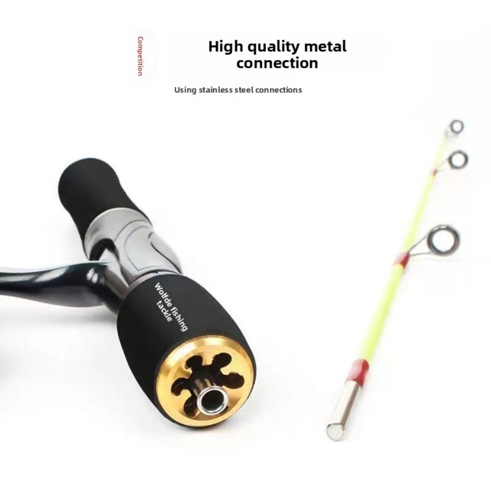คันเบ็ดตกปลาน้ำแข็งแบบพับเก็บไ - Fishing Rod Ice บทวิจารณ์และราคา